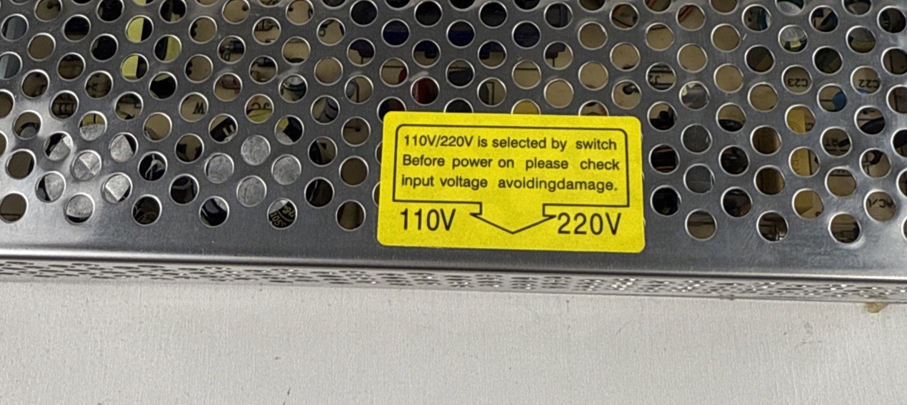 Model S-150-5 SWITCHING POWER SUPPLY AC 110V/220V+20% DC+5V 30A-50/60Hz