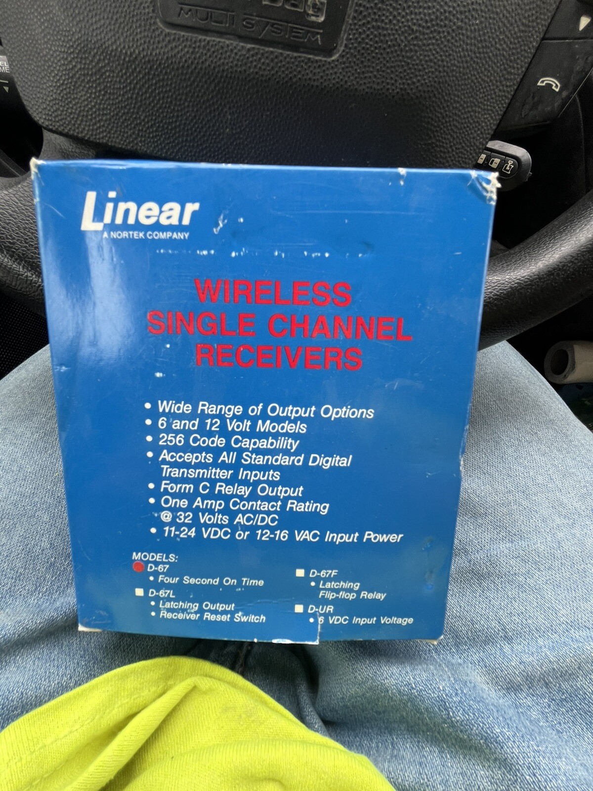Linear-1 Channel standard Digital Channel D-67