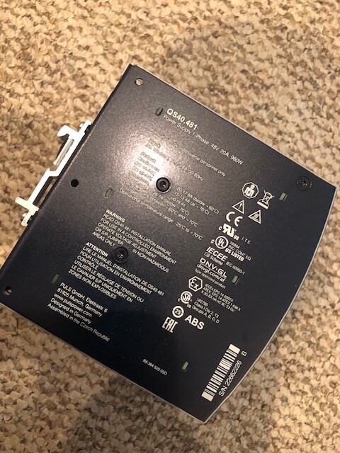 PULS QS40.481 POWER SUPPLY 20A AC 100-240V 48VDC NEW!
