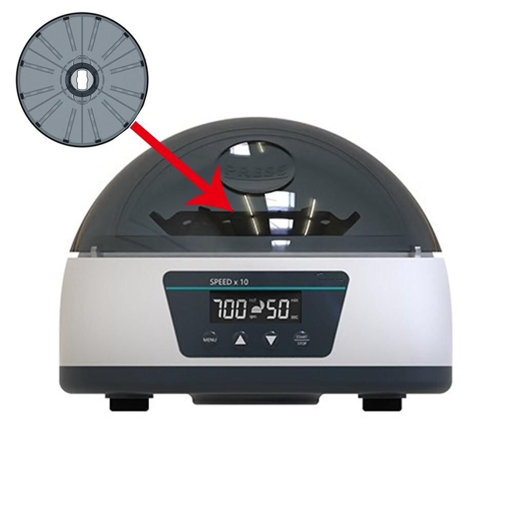 Microhematocrit Blood Centrifuge Microcentrifuge with Hematocrit Capillary Rotor