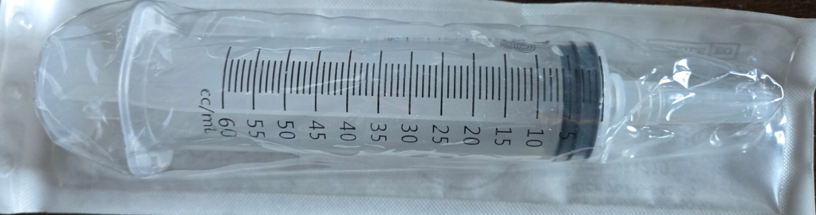 60Ml Catheter Tip Syringe with Cover 5 Pieces by CareTouch individually packaged