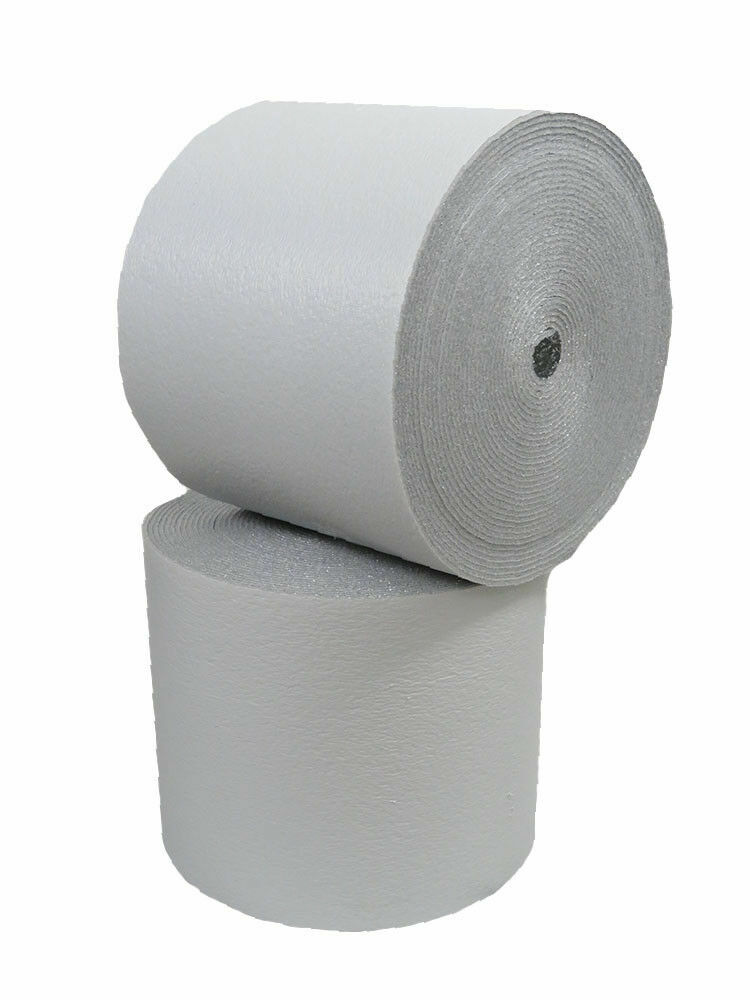 4FT X 250FT WHITE REFLECTIVE FOAM CORE WAREHOUSE BUILDING INSULATION R8-24 5MM