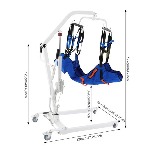 150kg/330.69lb Electric Patient Lift Electric Patient Transfer Lift for Home Use
