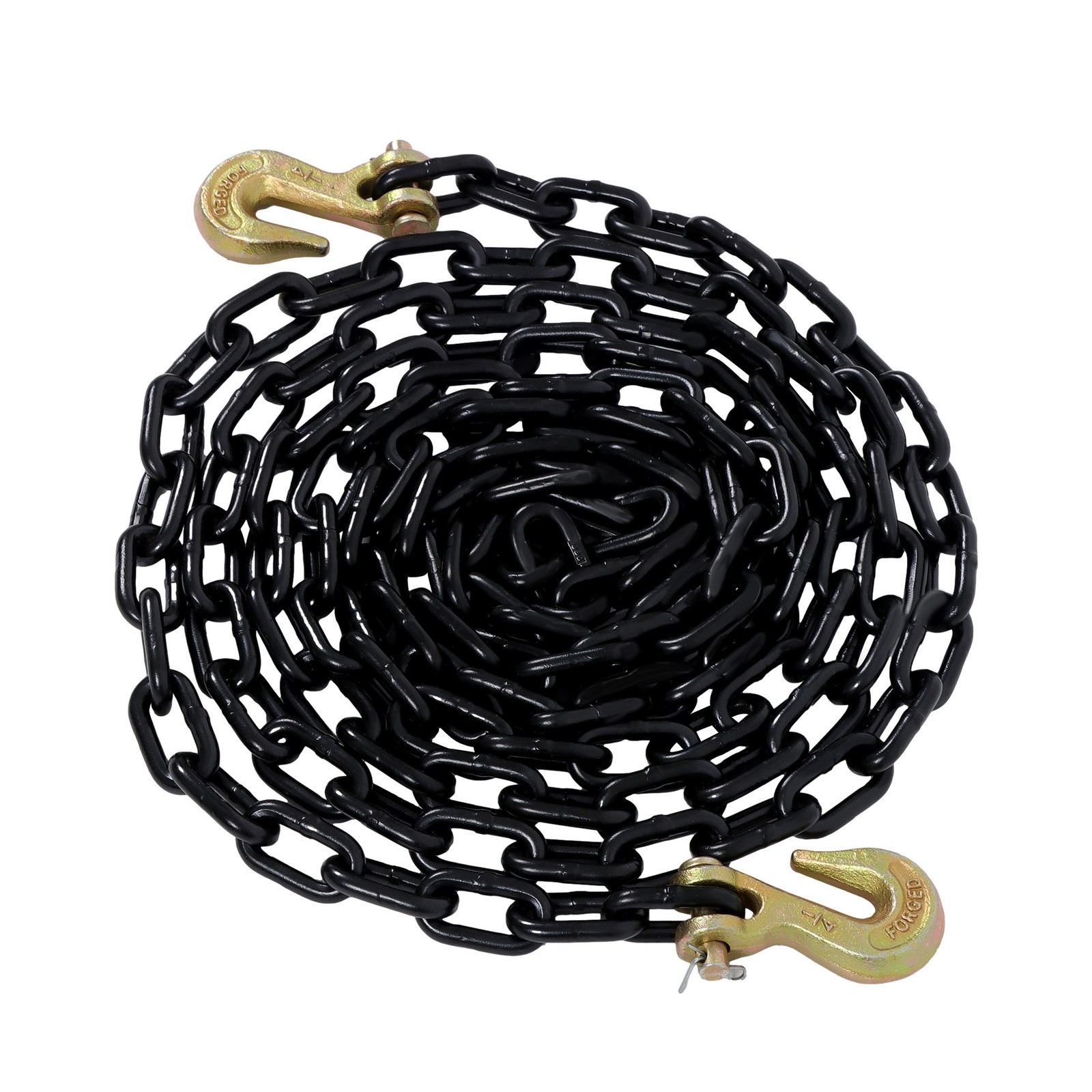 1/4 Inch × 14ft G80 Transport Binder Chain 3300lbs Binder Chain with Hooks