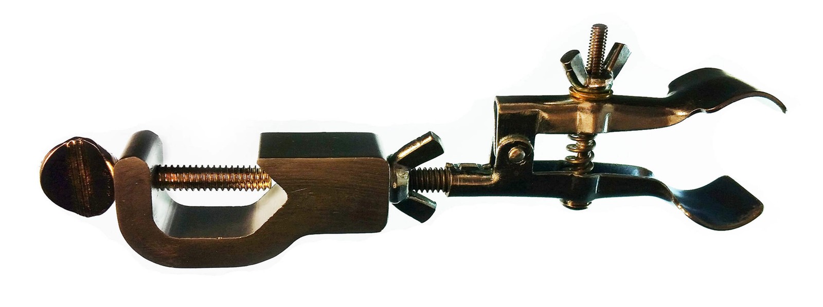 Clamp Single Burette with Uncoated Jaws, Cast-Aluminum
