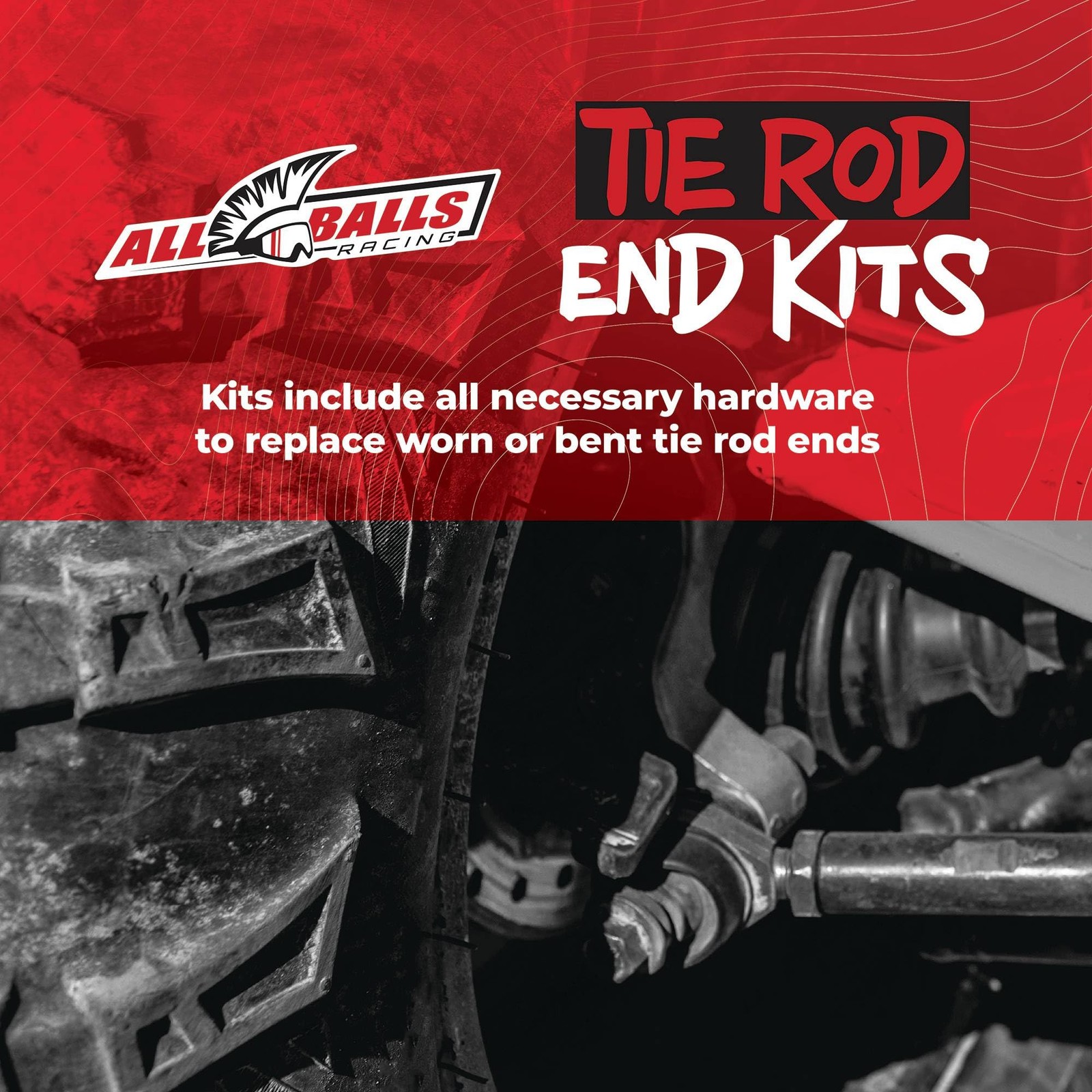 All Balls Tie Rod End Kit (51-1085-L) Replacement For Polaris RZR XP 4 1000 Ride