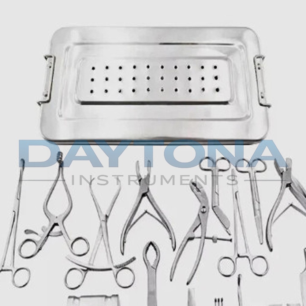 Basic Orthopedic Surgery Set of 25 Pcs Surgical Instruments With Box