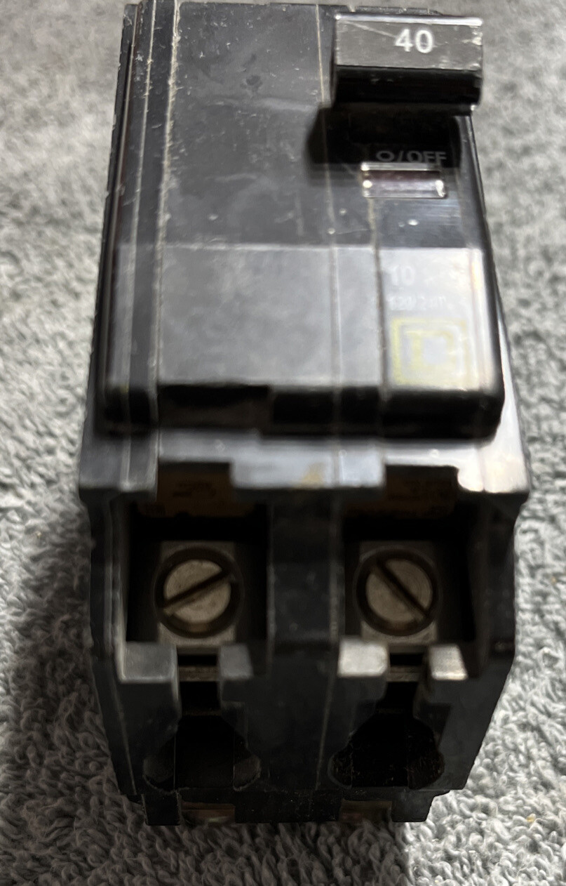 Square D 40 Amp Circuit Breaker QO240 2-Pole NOB FAST FREE SHIPPING