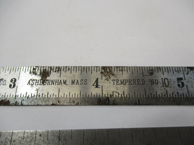 (3) 6″ Scales (1) 3″ Cut Down Ruler (3) Old Scale Sleeve Holders for Rulers VGC