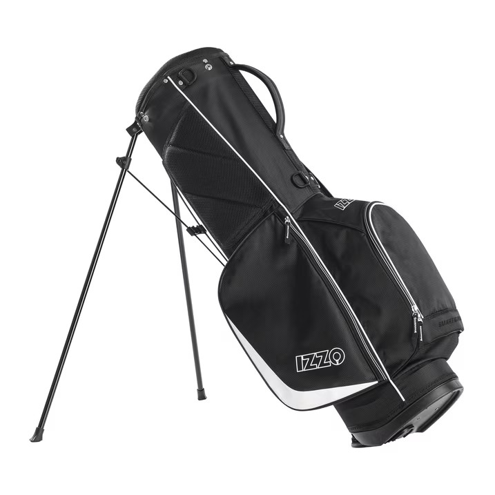IZZO Golf Ultra-Lite Golf Stand Bag – Black, Only 3.2 lbs