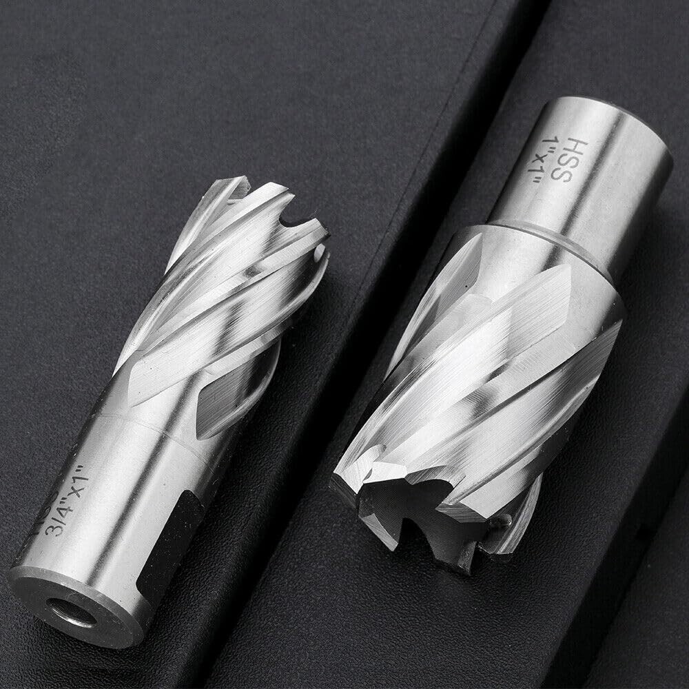 6pc Set Annular Cutter 3/4″ Weldon Shank 9/16 11/16 5/16 5/8 Magnetic Drill Bit