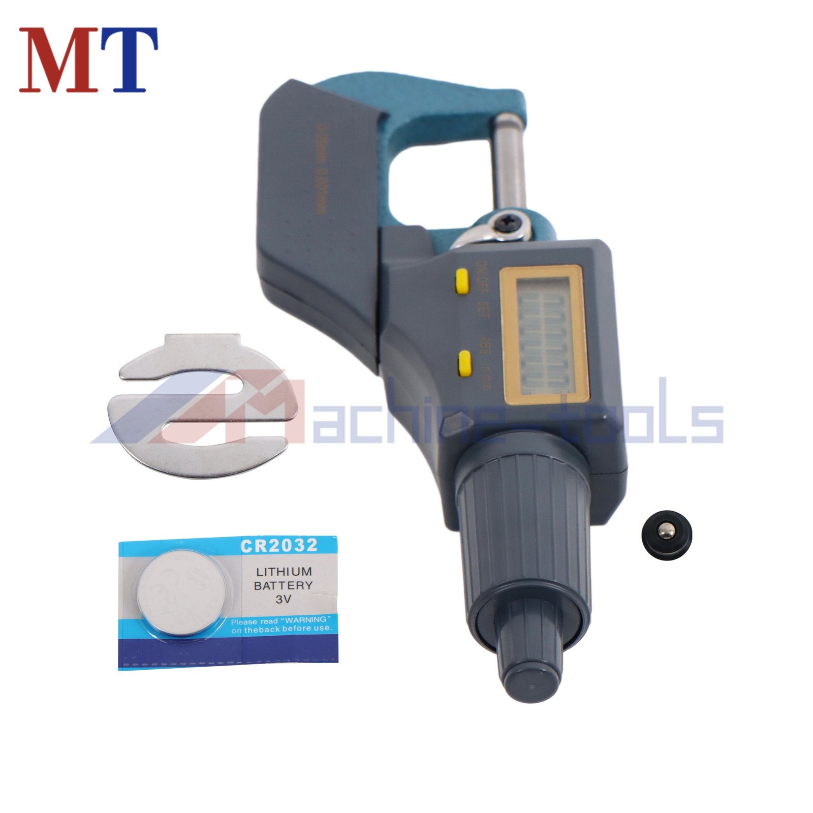 0-25mm Caliper Carbide Tip Digital Electronic Outside Micrometer 0-1″ 0.00005″