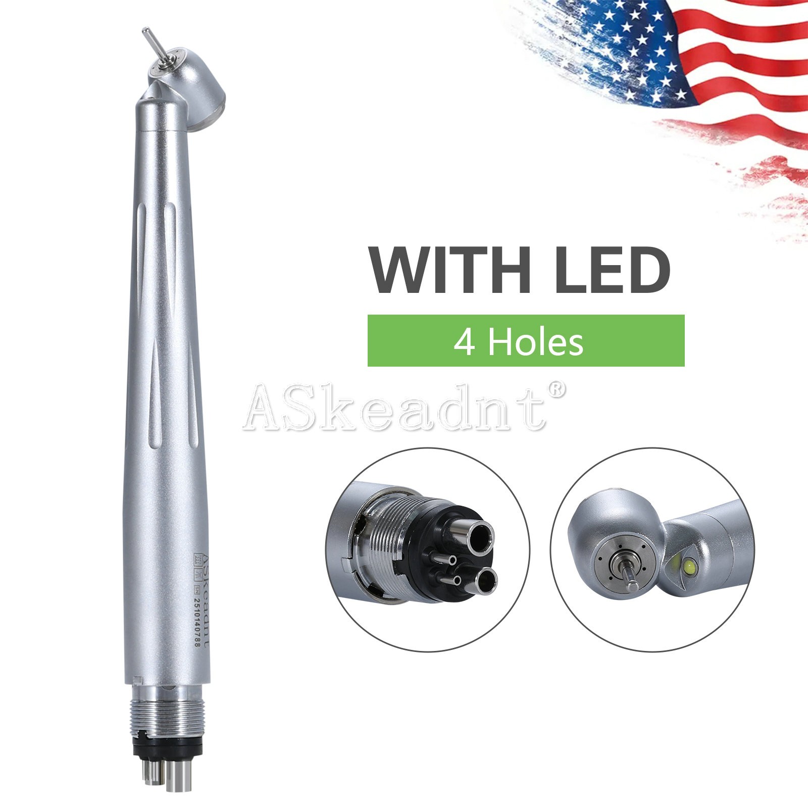 Dental Cordless LED Curing Light 3 Second iLED Cure Lamp Woodpecker DTE Style 3S