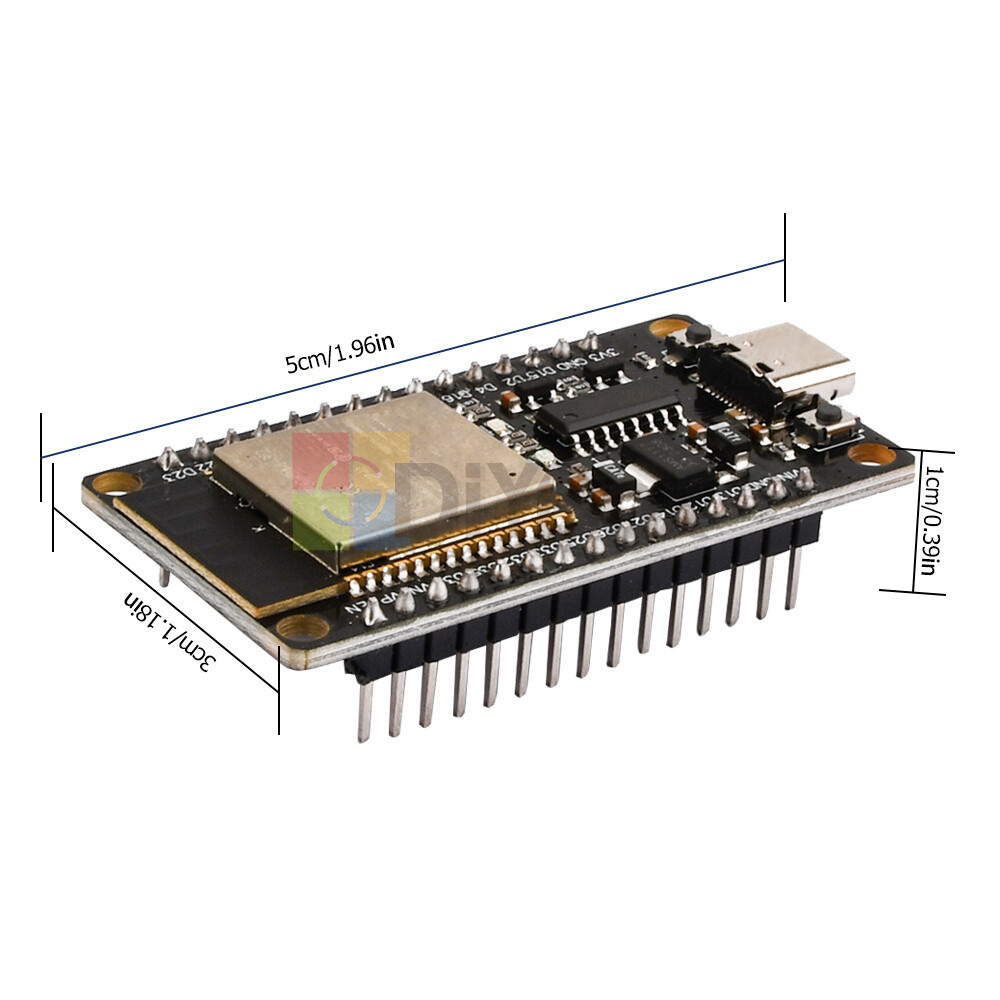 CP2102 ESP32 Development Board Wifi+Bluetooth Ultra Low Power Micro USB/Type-C