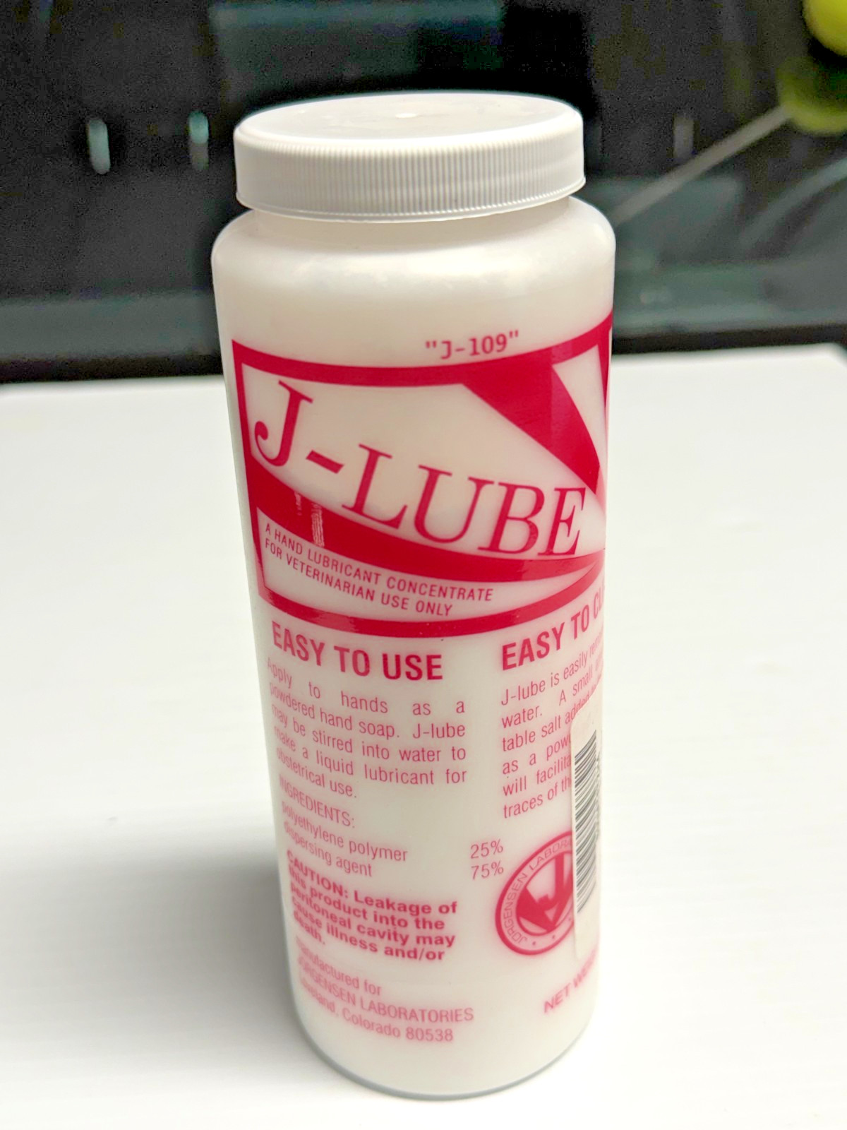 J‑Lube Powder J-109 Veterinary Obstetric Lubricant 10 oz NEW FAST Free Shipping