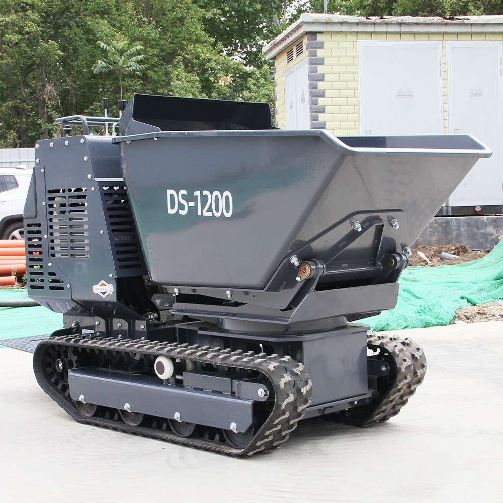 Mini Tracked Dumper 1200kg Load 13.5HP Briggs & Stratton Hydraulic Tipping