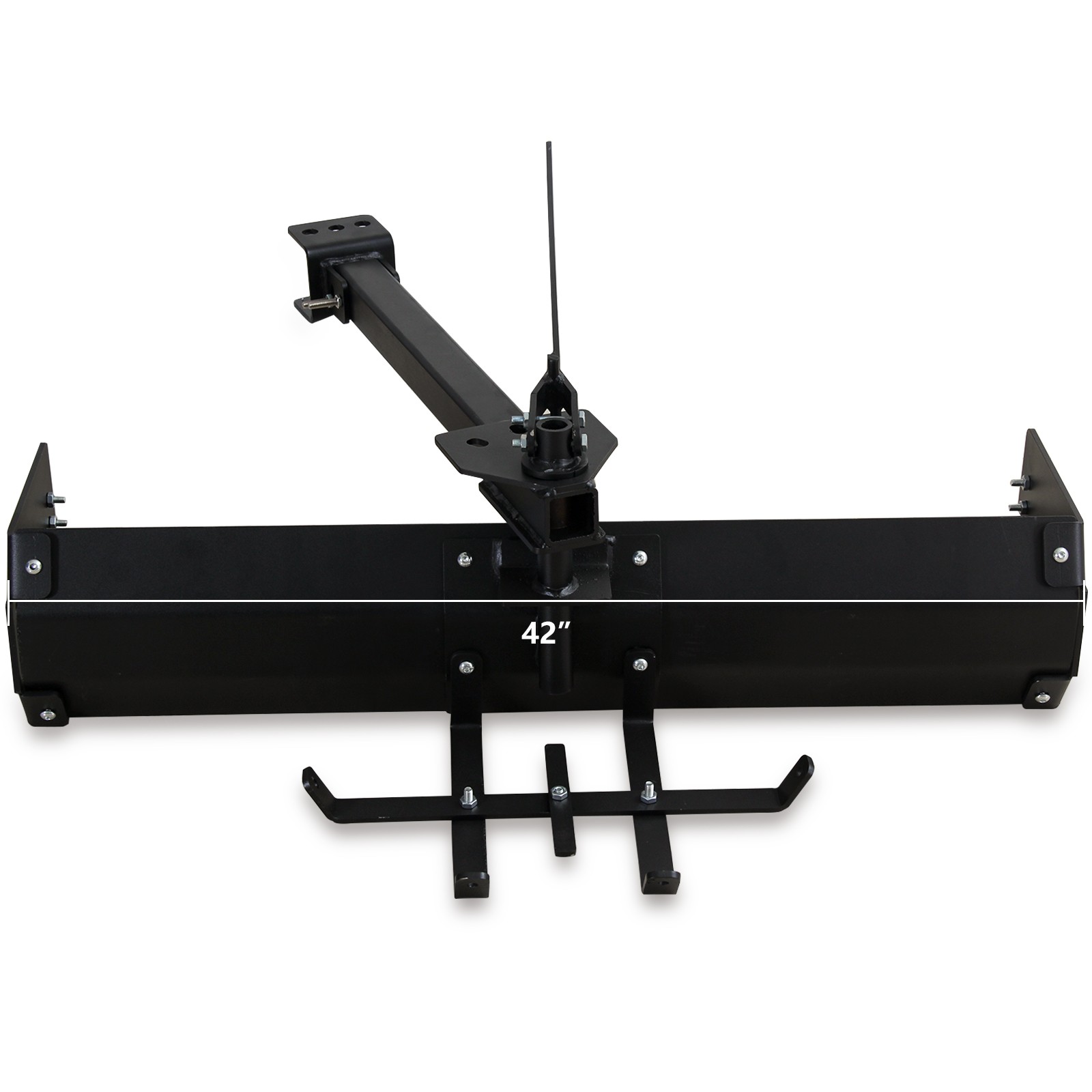 42″ Tow Behind Box Scraper Steel Lawn Tractor Box Blade Hitch Tow for ATV UTV US
