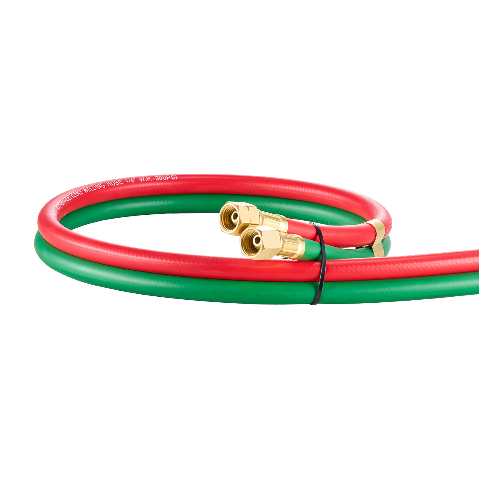 Oxygen Acetylene Hose 1/4-Inch x 25FT T Grade Hose 300PSI Max Working Pressure