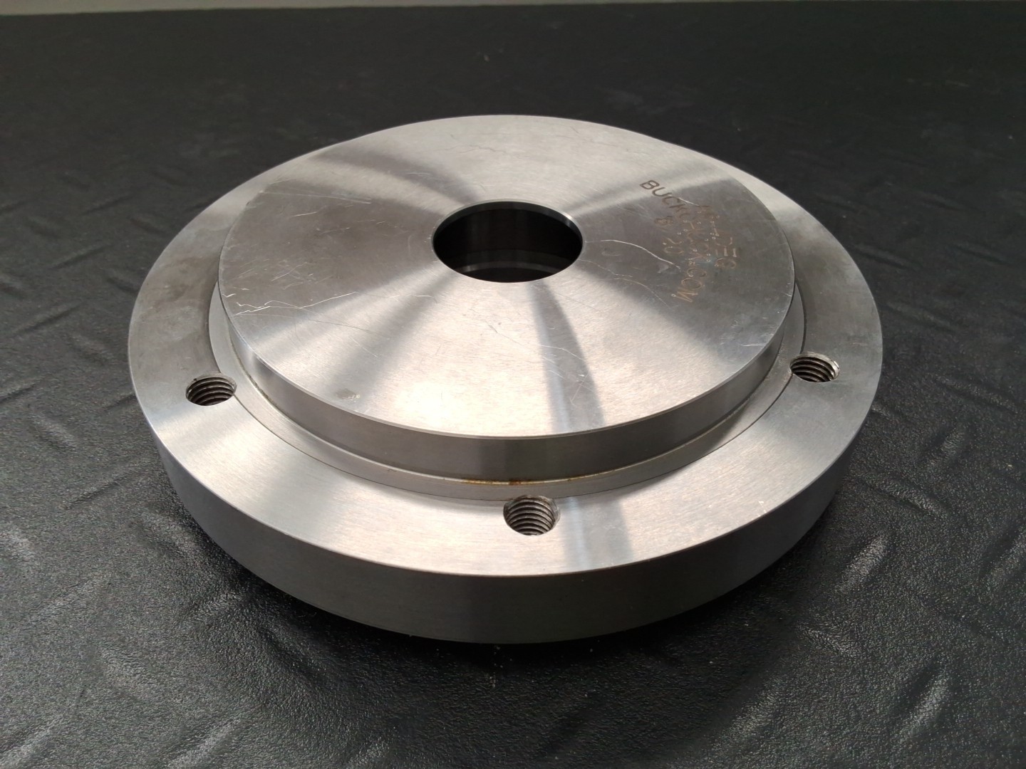 Buck Chuck 6″ Adapter Plate 4° Taper A6-4DEG for Hardinge 4 Degree Taper Lathe