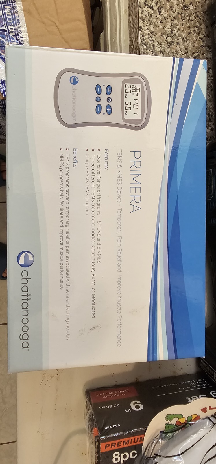 Chattanooga PRIMERA TENS/NMES Unit Handheld 2-Channel Electrical Stimulation