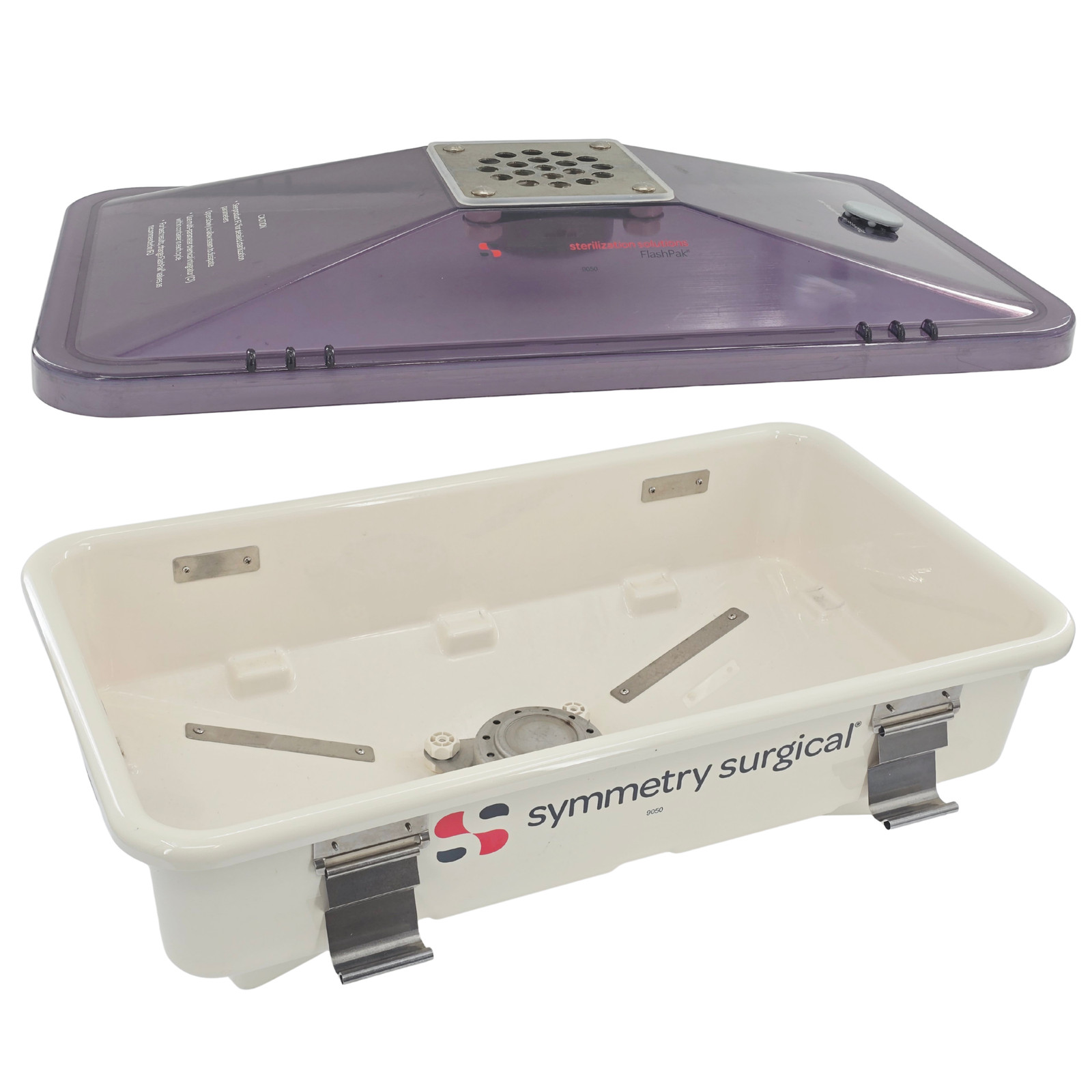 Symmetry Surgical FlashPak XL Sterilization Container System Case Used 9050