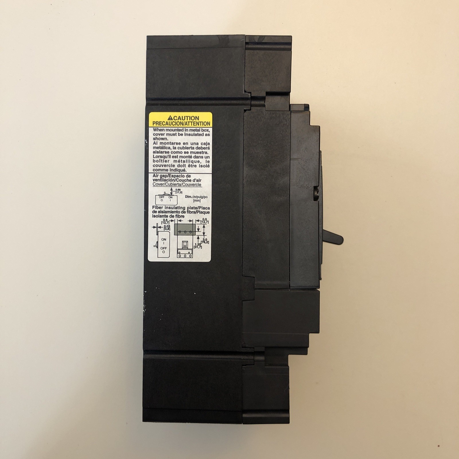 NEW Square D JGP JGM36250 3 Pole 250 Amp 600V Circuit Breaker Not in box