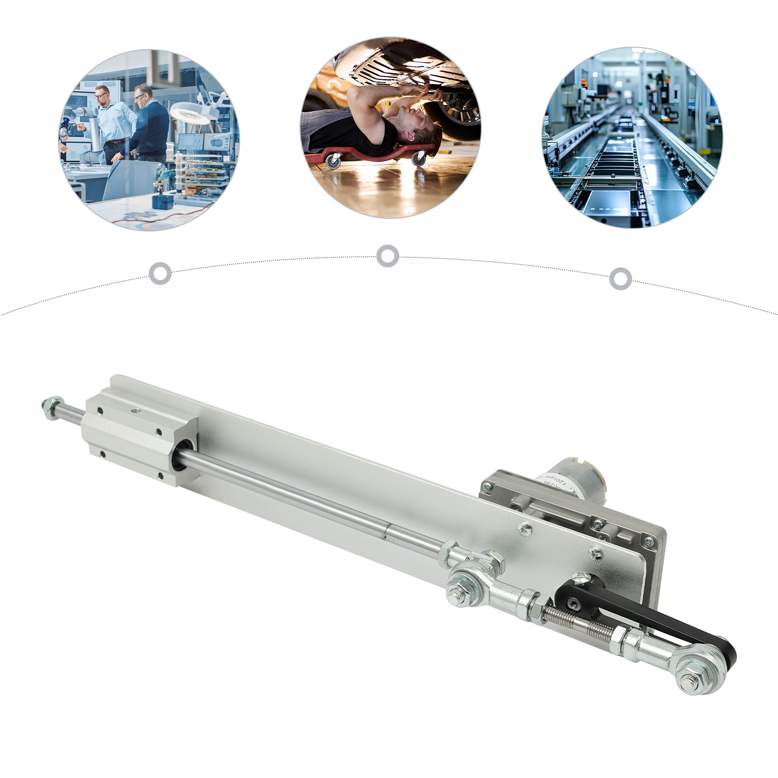 Reciprocating Cycle Linear Motor – Adjustable Stroke Actuator DC 24V, Compact