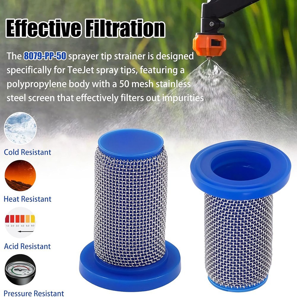 16pcs 8079-PP-50 Sprayer Nozzles Strainer for Sprayer Nozzles4989