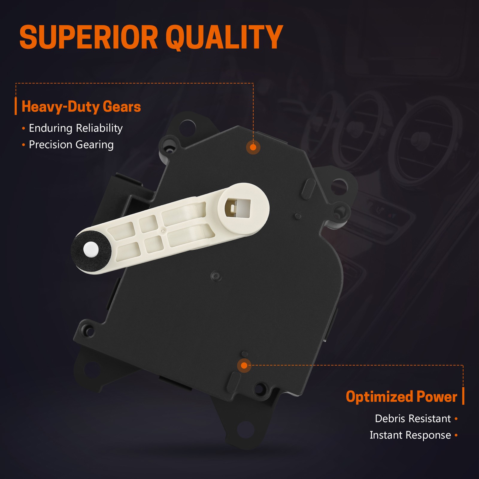 SINTLY HVAC Blend Door Actuator Right Main Temperature for Honda Accord 604-882