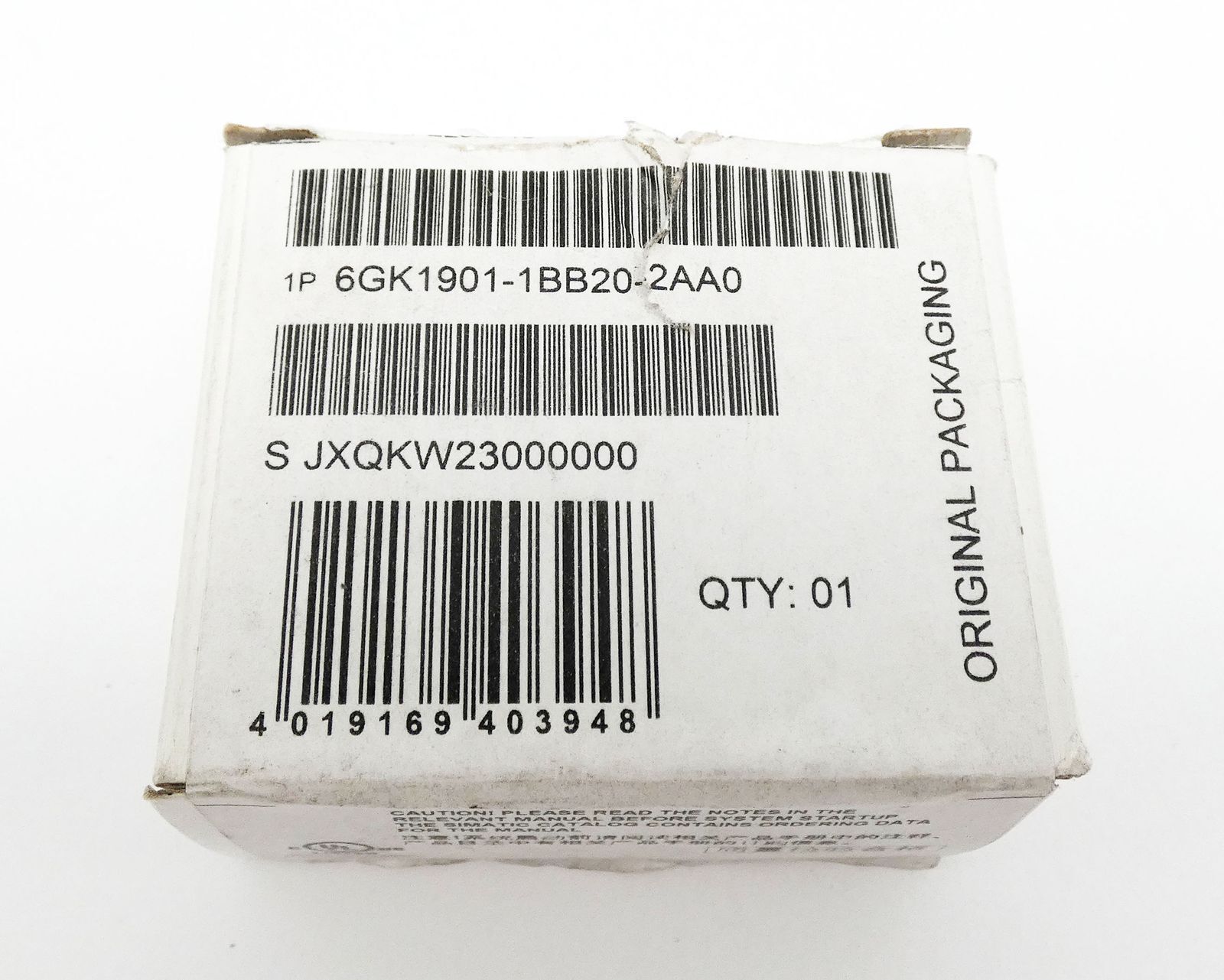 3x Siemens 6GK1901-1BB20-2AA0 6GK1 901-1BB20-2AA0 E:03 RJ45 Plug 90 -unused/original packaging-
