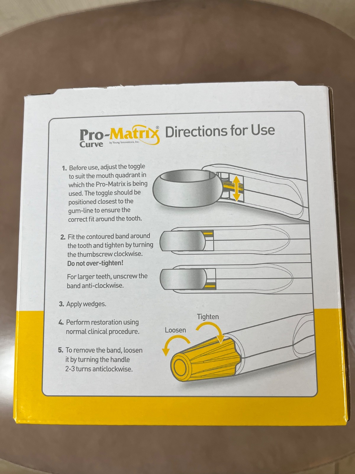 Dental Pro-Matrix Band Curve – Narrow, 4.5 mm, 50/Bx, Matrix Bands Medicom