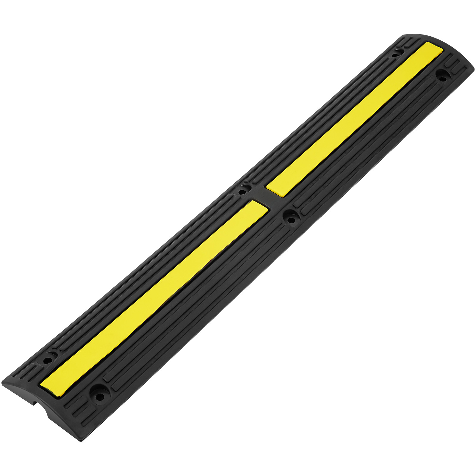 VEVOR 4 PCs 39» Cable Protector Ramp 18000 lbs Speed Bump Floor Cable Protector