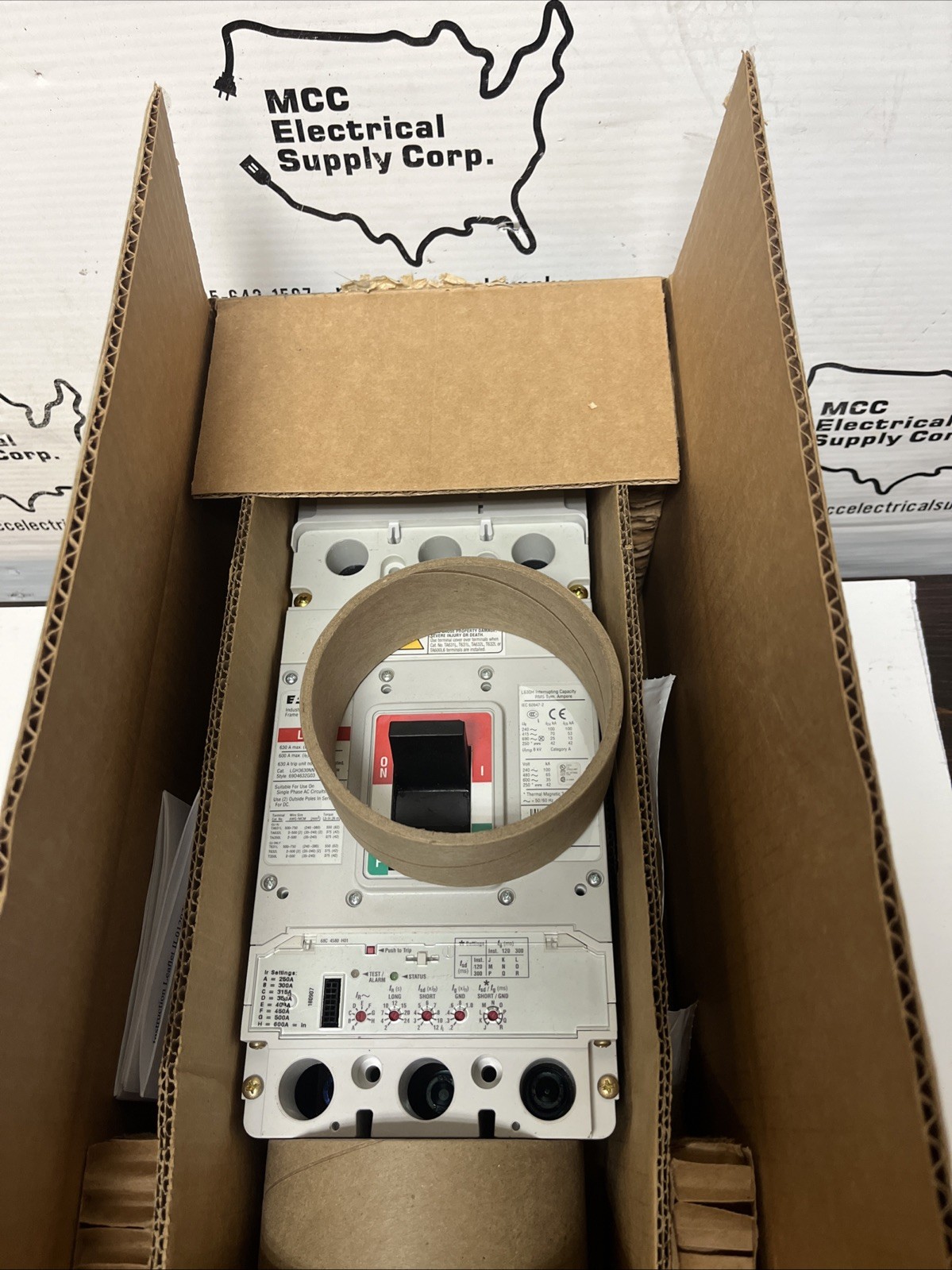 NEW Eaton LGH3630NN 630 Amp 3-Pole Circuit Breaker L630H 630A 3P 600V