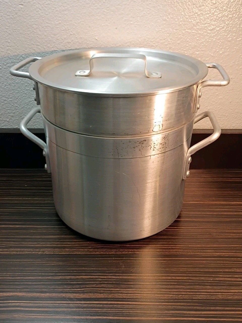 12 Qt Heavy-Duty Aluminum Stock Pot Iris Smart & Final – NSF – Made in USA