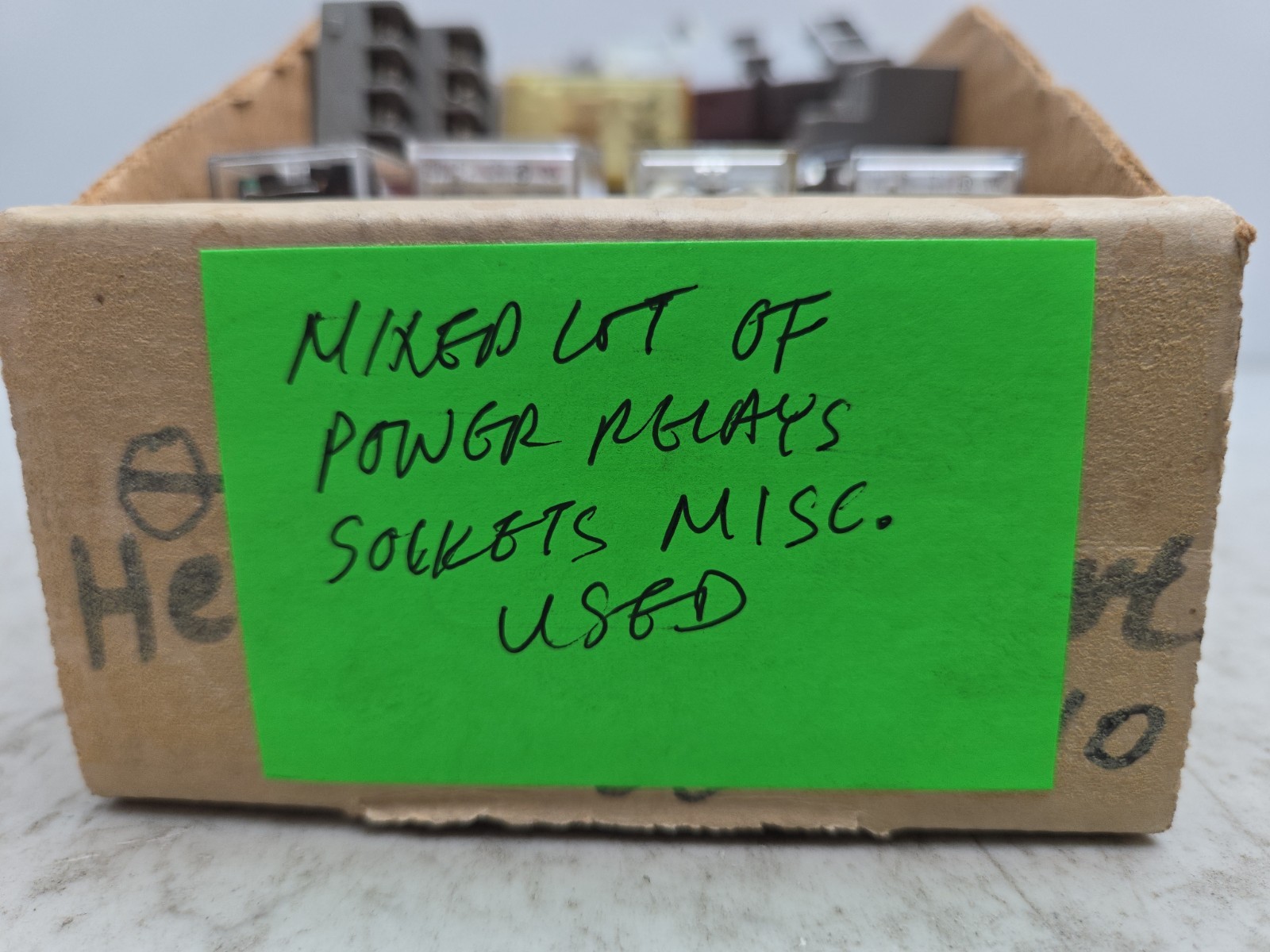 Mixed Lot of Power Relays and Relay Sockets Misc Industrial Electronics See Pics