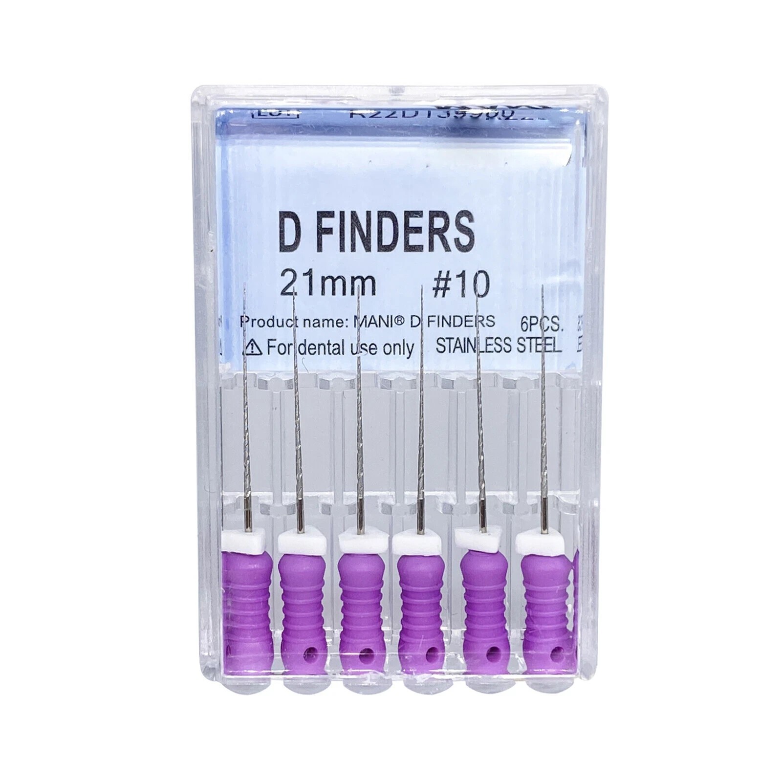 6pcs/pack Dental D Finders Endodontic Files for Calcified/Curved Canals