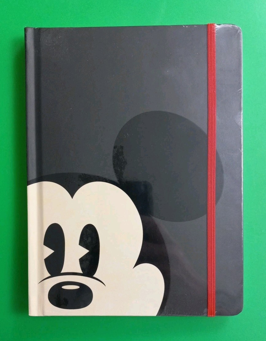 Hallmark Disney Mickey Mouse Head Journal•Black•160 Pages ☆ SEALED