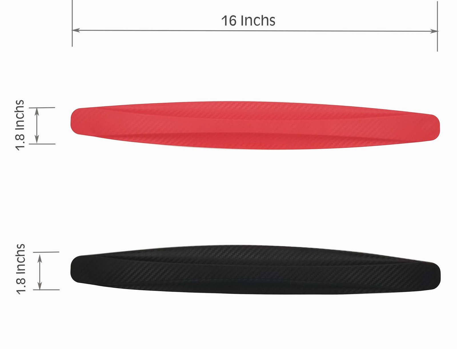 4 Pack Car Bumper Guard, Universal Rubber Protector for SUV – Front/Rear Anti…