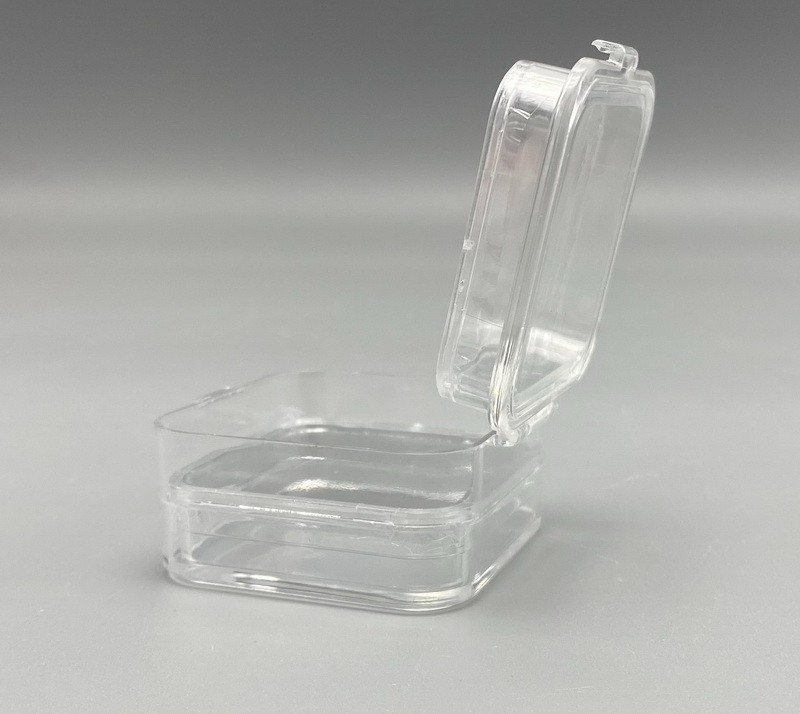 Dental Denture Hinged Display Box Film Membrane Storage Case False Teeth Case