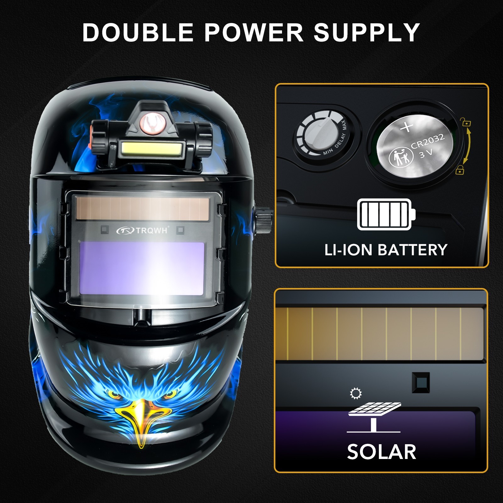 True Color Auto Darkening Welding Helmet