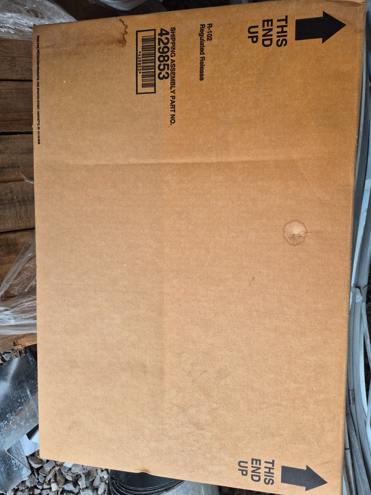 ANSUL R-102 AUTOMAN RELEASE ASSEMBLY, 3 GALLON TANK, AND LIQUID FIRE SUPPRESSANT