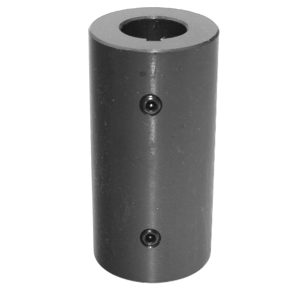 Shaft Coupler 7/8″ Round Bore 3 1/2″ L x 1 3/4″ OD Black Oxide Finish SHFTR-1400