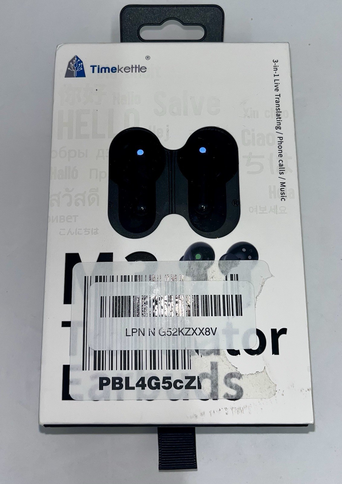 Timekettle M3 Language Translator Earbuds Headphones Two-Way Device 40 Languages