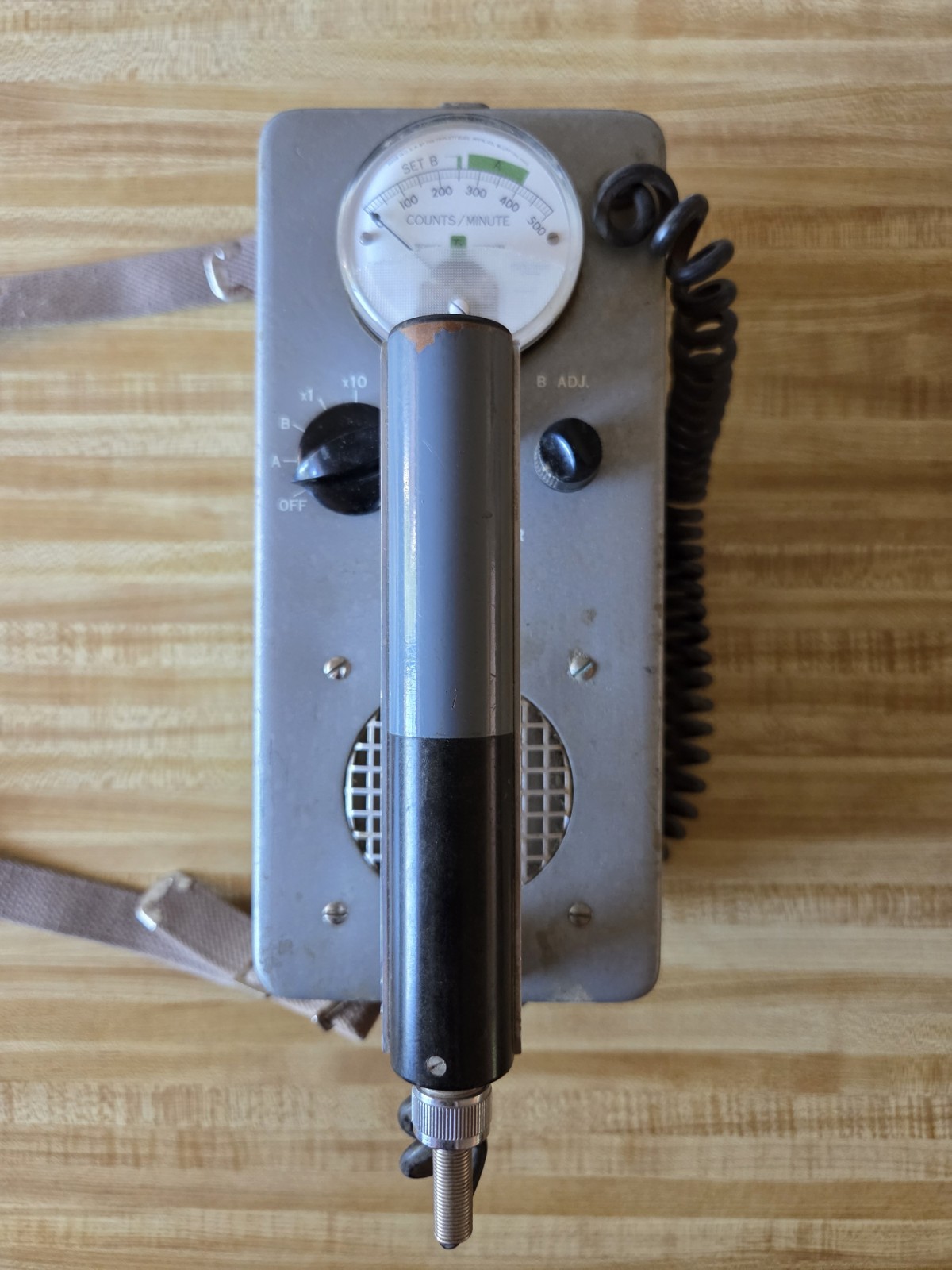 Technical Associates F-6 Geiger Counter Meter Radiation Detection Vtg Untested