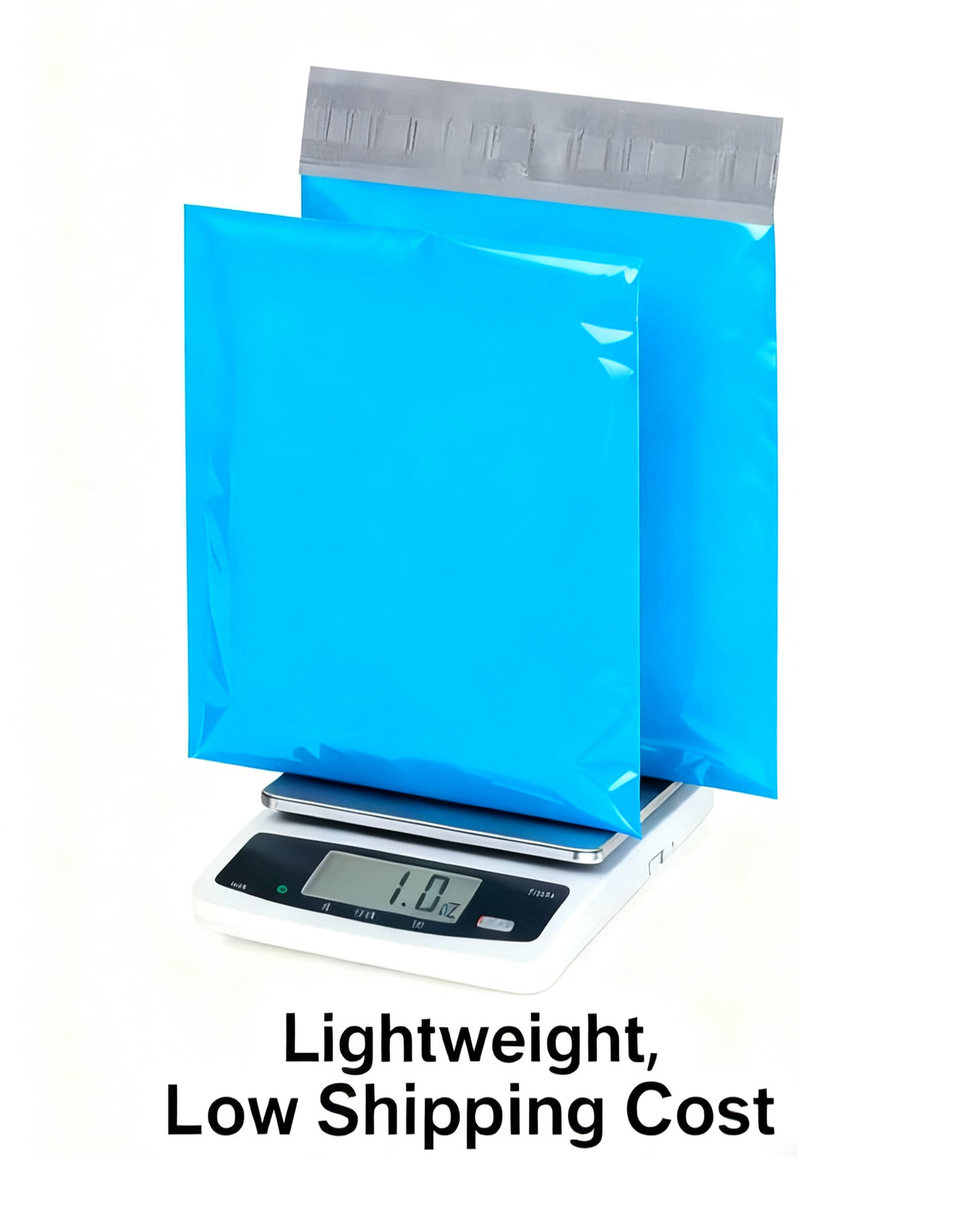 #8 24×24 Poly Mailers Plastic Mailing Envelopes Shipping Bags LIGHT BLUE 300 PCS