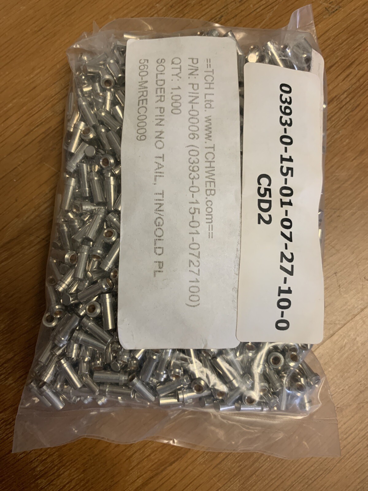 Mill-Max 0393-0-15-01-07-27-10-0 C5D2 Qty 1000
