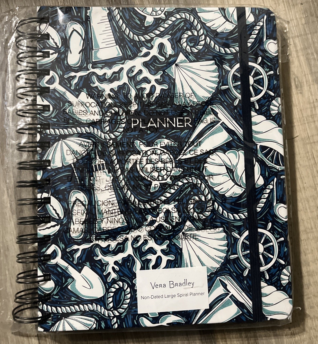 Vera Bradley NWT 12 M Non-Dated Large Spiral Planner