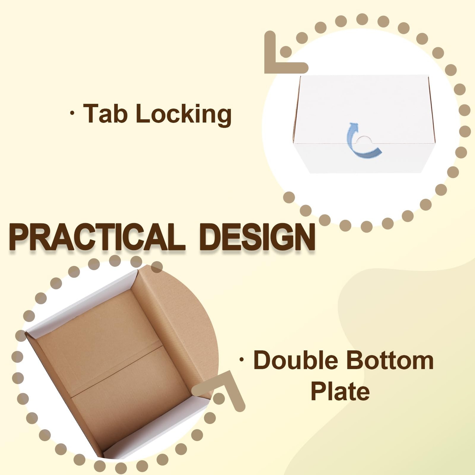 10x8x6 inches Shipping Boxes White set of 15, 10 x 8 x 6 Corrugated Cardboard…