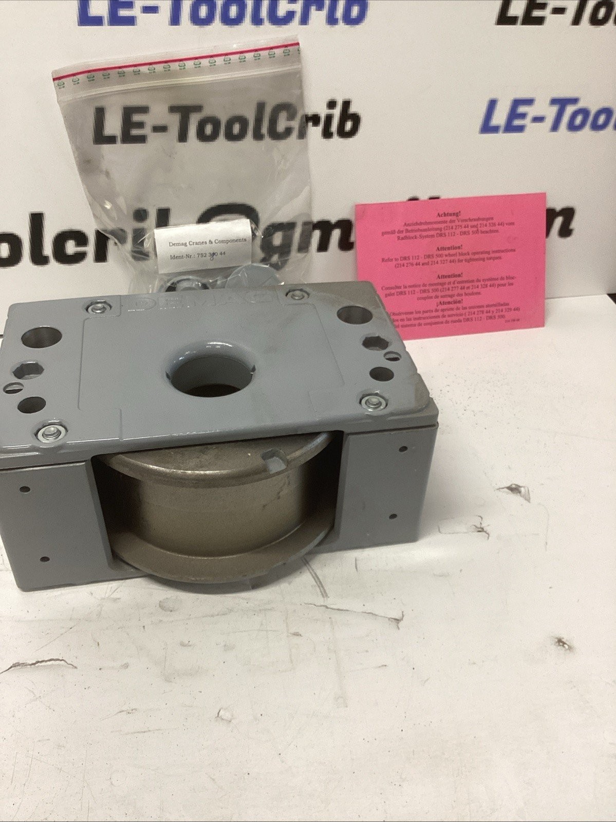 DEMAG CRANES DRS 125-NA-A-60-K-X-X WHEEL BLOCK SYSTEM H-410