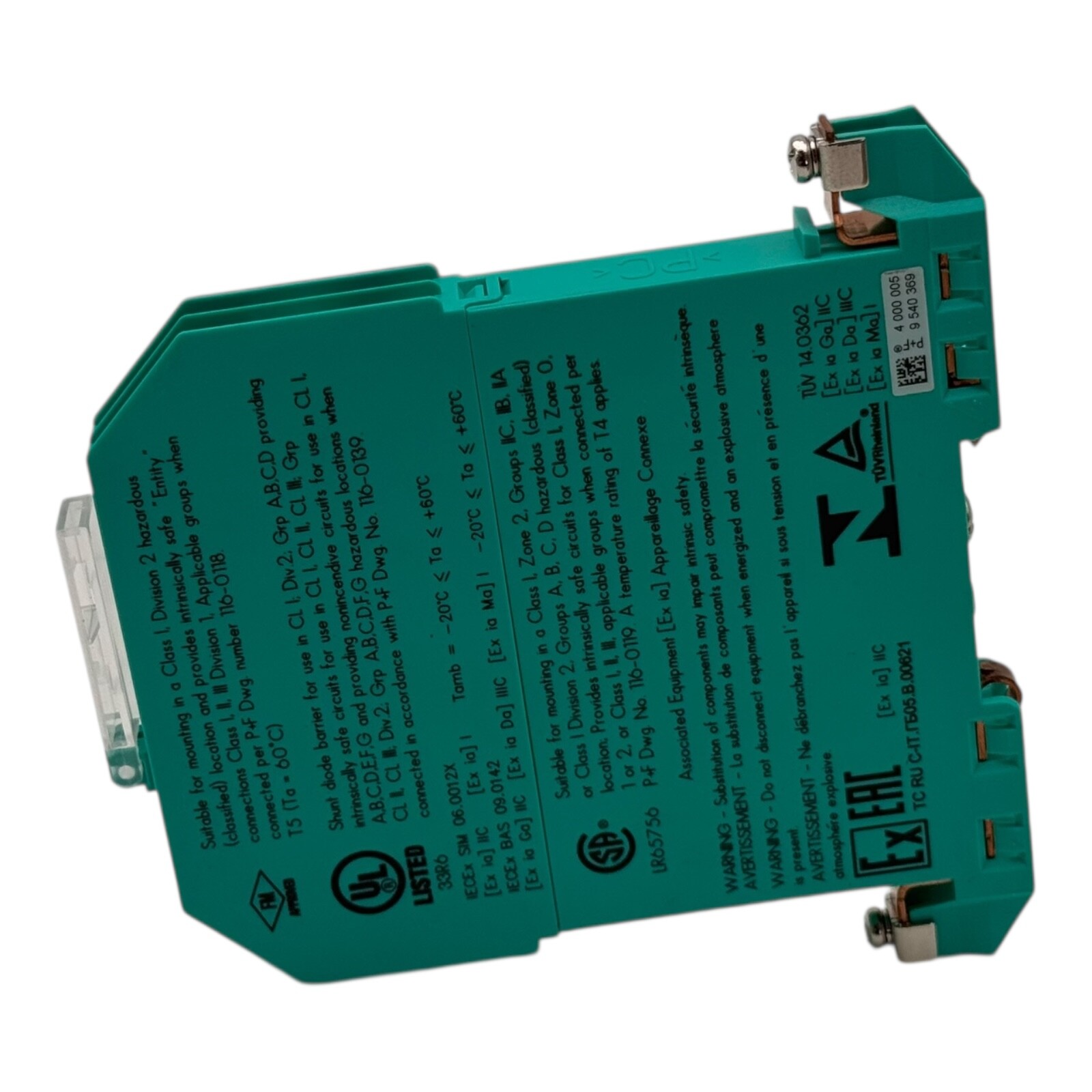 Pepperl + Fuchs Z 928 071857 Zener Barrier 26 V at 10 μA -Unused/Original Packaging-
